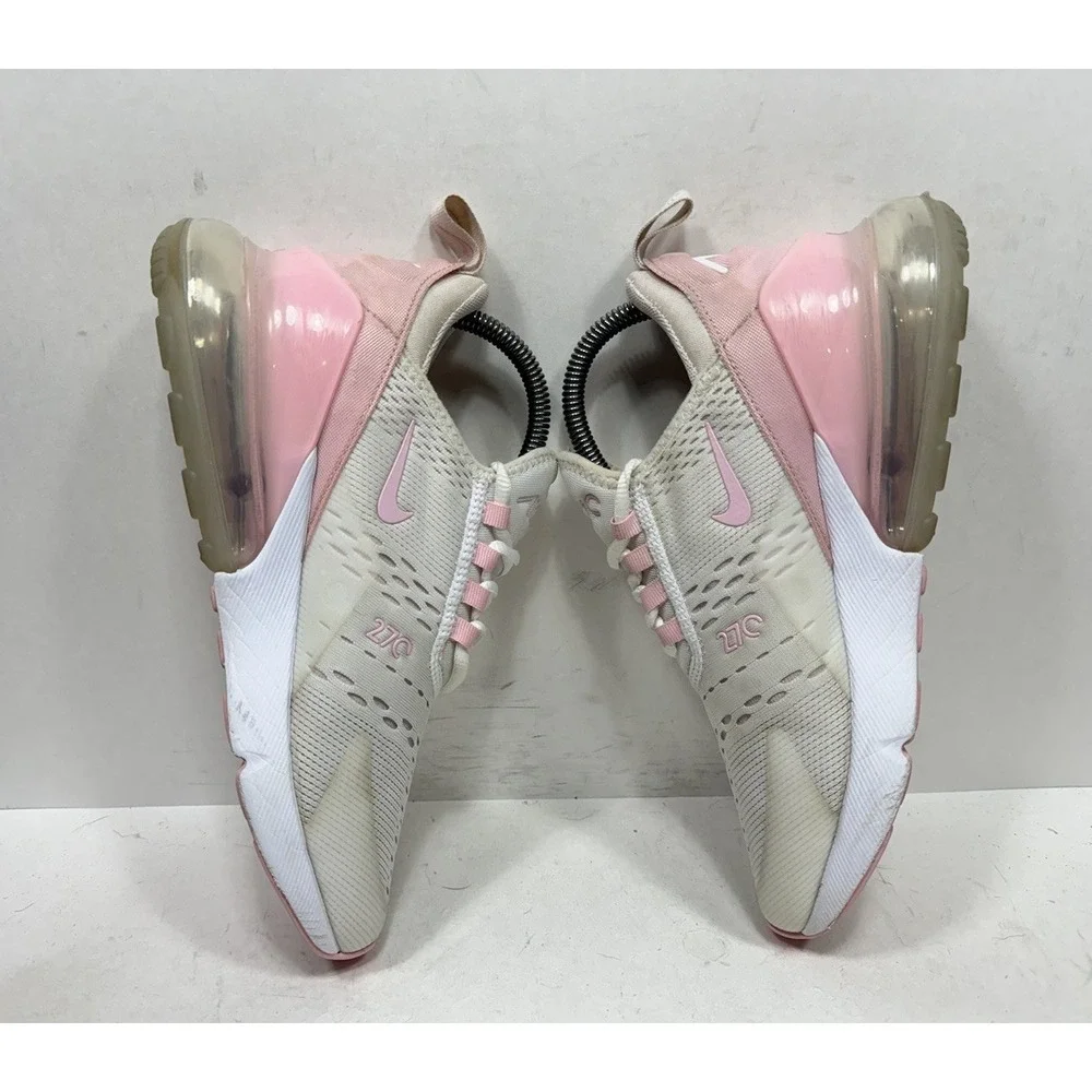 Nike Air Max 270 White Medium Soft Pink Pearl Pink FJ4575-100 Women's Size 7.5